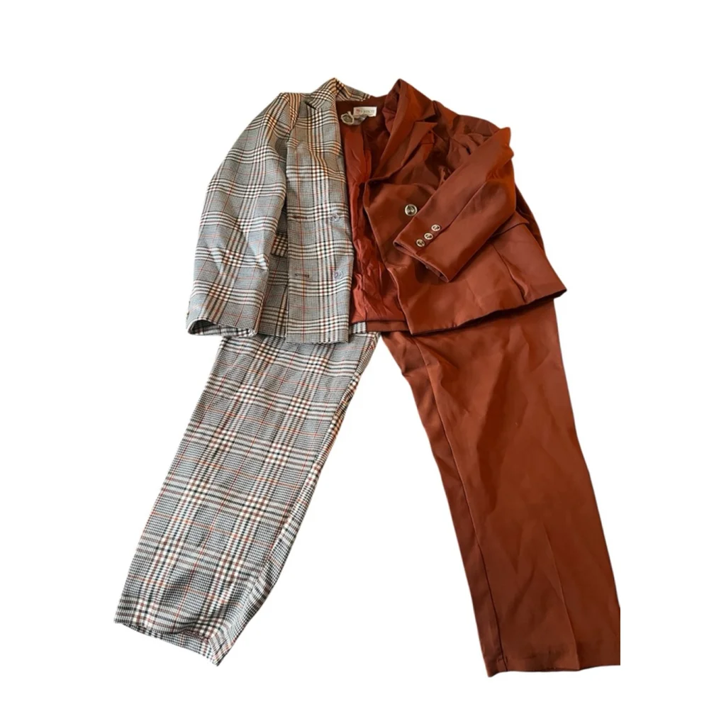 L’ATISTE Two Tone Color Block Suit Set - Picture 2 of 8